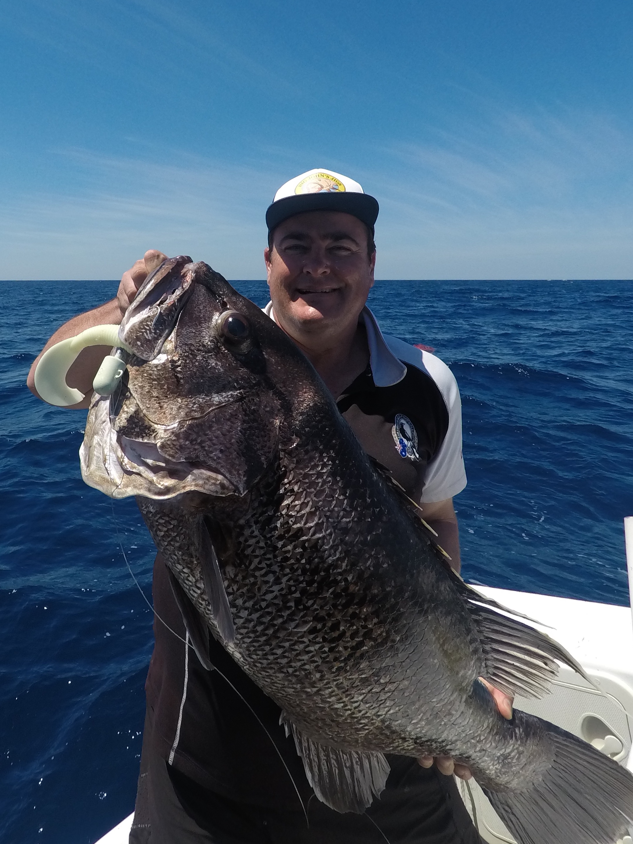 out with BJ today for a baitless fish Fishing